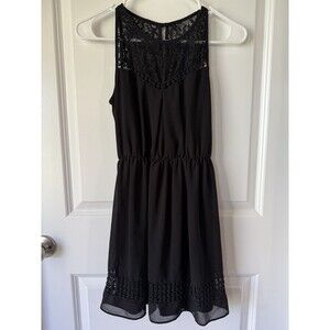 Spago Formal Black Dress 14 Sleeveless Office Party Work‎